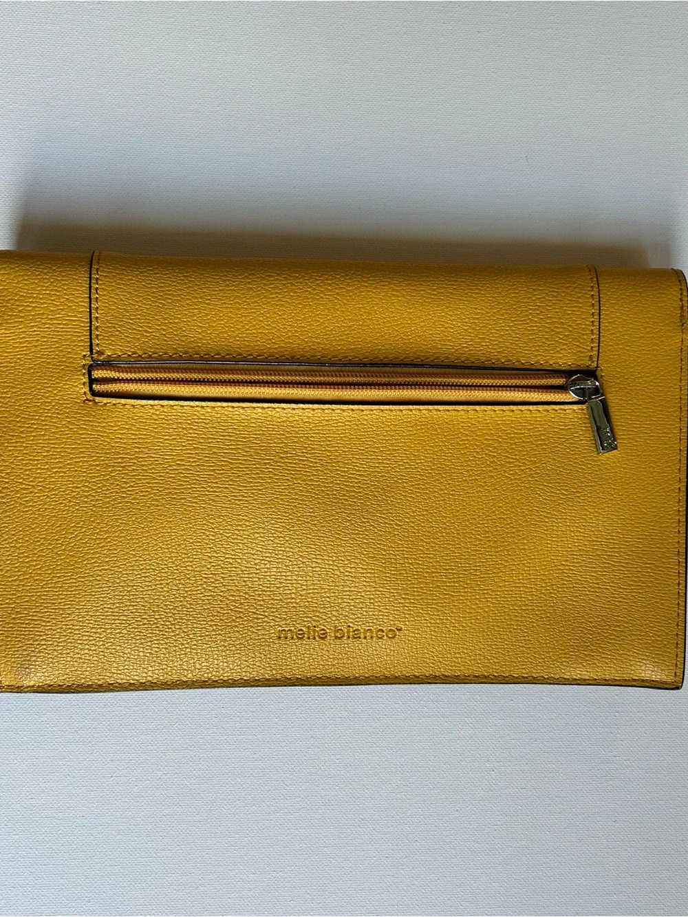 Melie Bianco Yellow Envelope Clutch